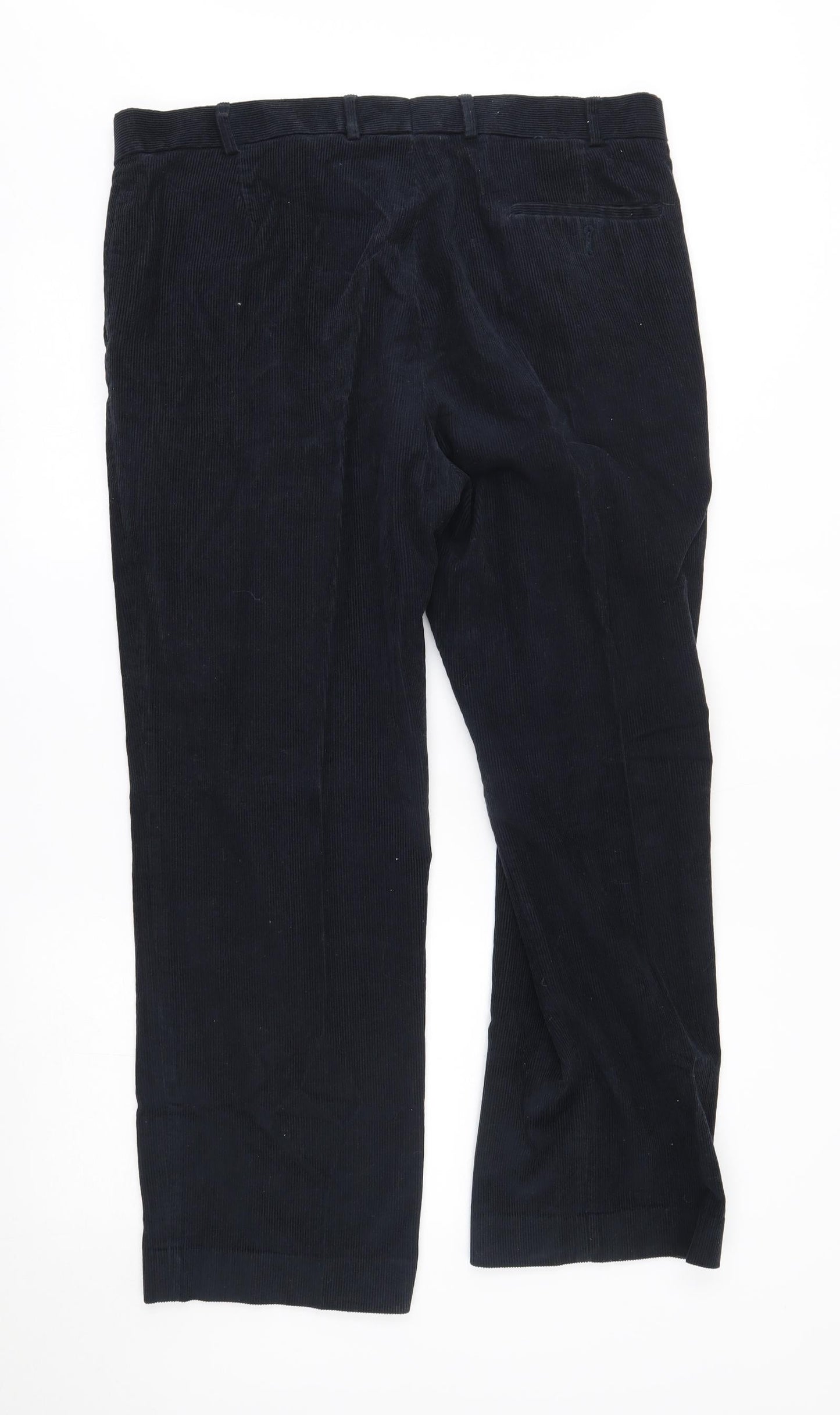 Womens UK Size 38 Preworn Regular Fit  Blue Trousers