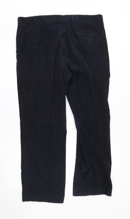 Womens UK Size 38 Preworn Regular Fit  Blue Trousers