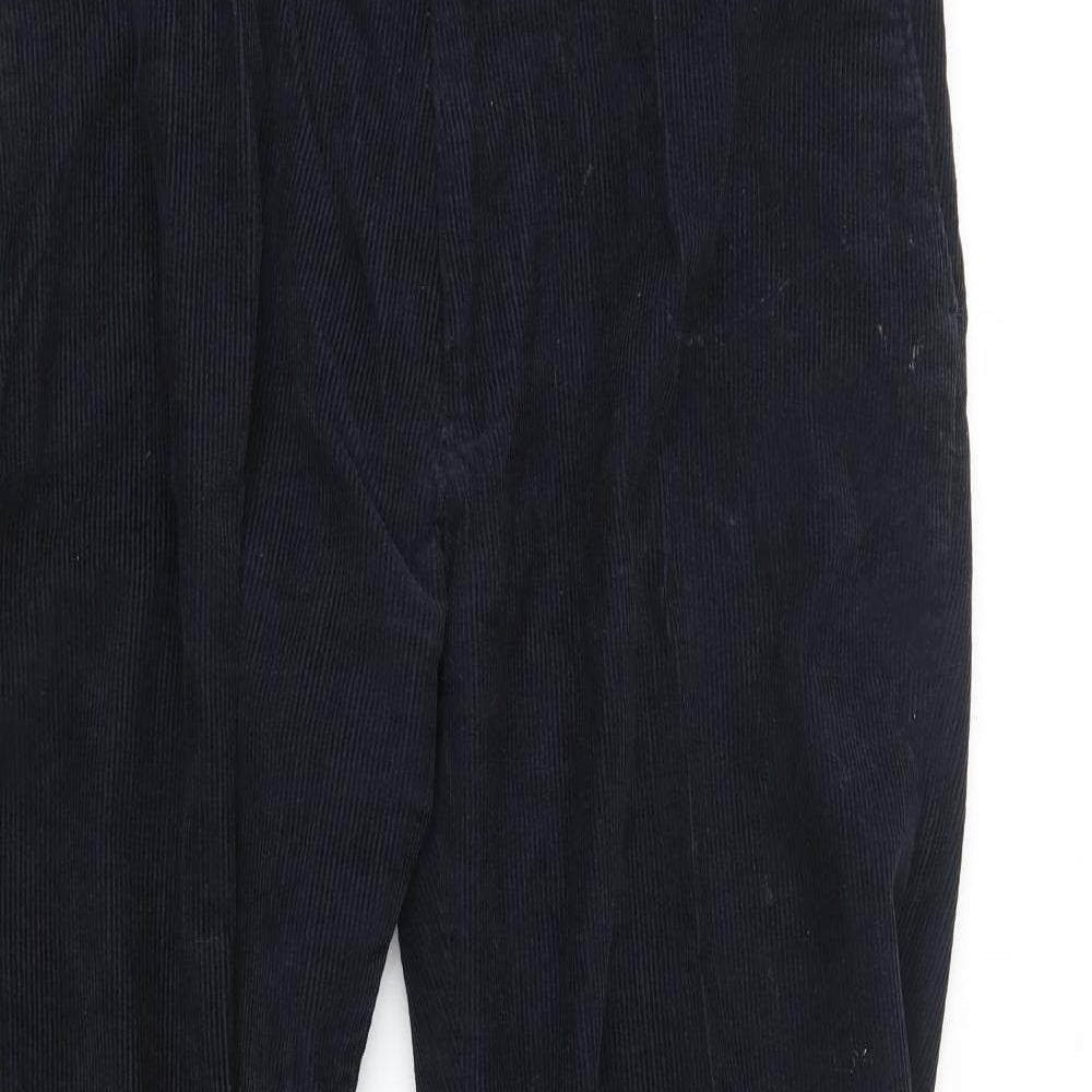Womens UK Size 38 Preworn Regular Fit  Blue Trousers