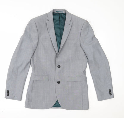 Mens UK Size  NEXT Regular Silver Suit Jacket