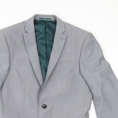 Mens UK Size  NEXT Regular Silver Suit Jacket