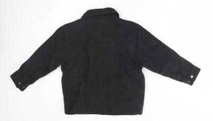 Gap Boys Grey   Overcoat Coat Size 5-6 Years