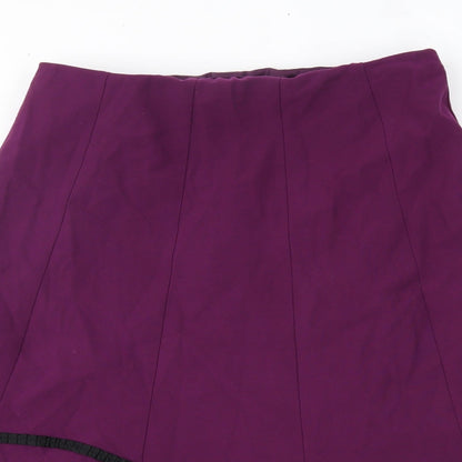 M&S Womens Purple   A-Line Skirt Size 16