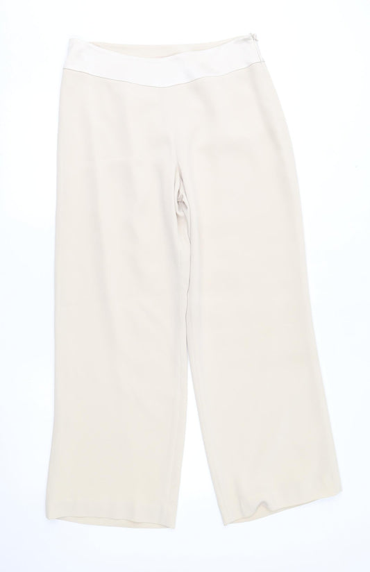 Womens UK Size 12 Fenn Wright Manson Regular Fit  Beige Trousers