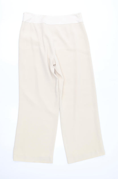 Womens UK Size 12 Fenn Wright Manson Regular Fit  Beige Trousers