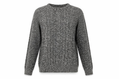 Front view of Rivington women’s grey jumper, size M