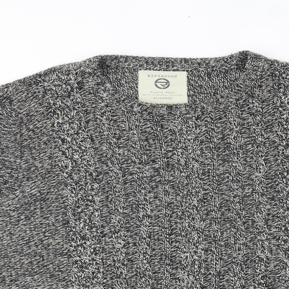 Rivington Womens Grey   Pullover Jumper Size M