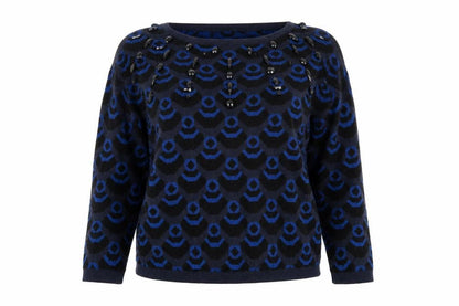 Womens UK Size 12 NEXT Blue Pullover Jumper