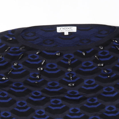 Womens UK Size 12 NEXT Blue Pullover Jumper