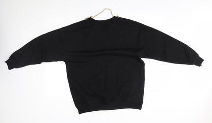 Primark Womens Black   Pullover Jumper Size XS  - with chain