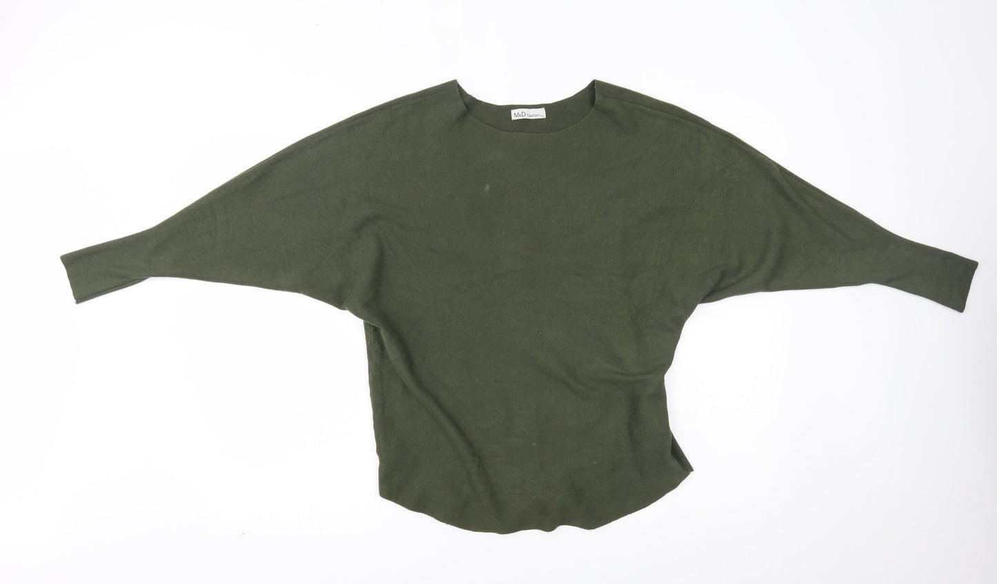 M&D fashion Womens Green   Pullover Jumper One Size