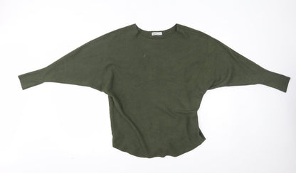 M&D fashion Womens Green   Pullover Jumper One Size