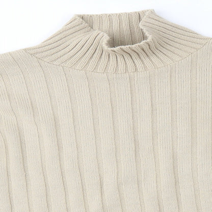 Womens UK Size S Preworn Beige Pullover Jumper