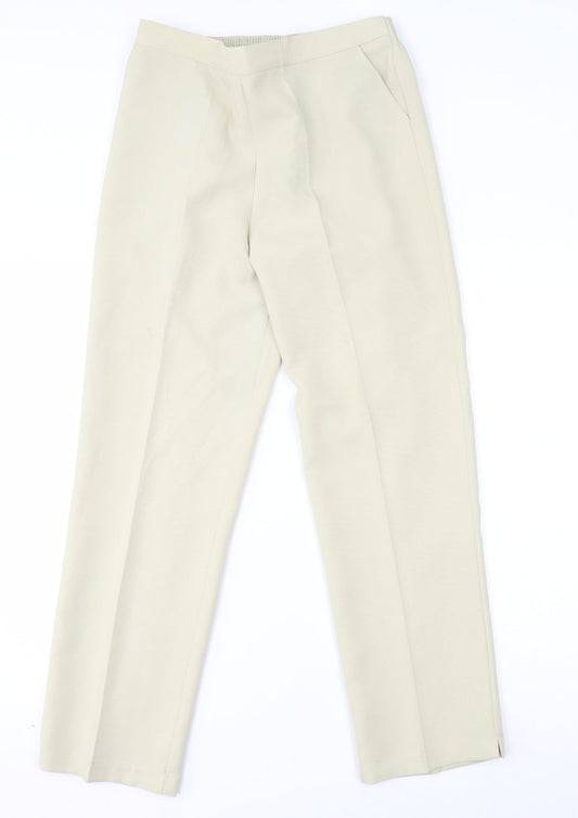 Womens UK Size 12 Preworn Regular Fit  Green Trousers