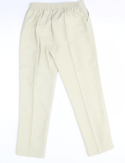 Womens UK Size 12 Preworn Regular Fit  Green Trousers
