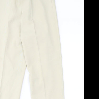 Womens UK Size 12 Preworn Regular Fit  Green Trousers