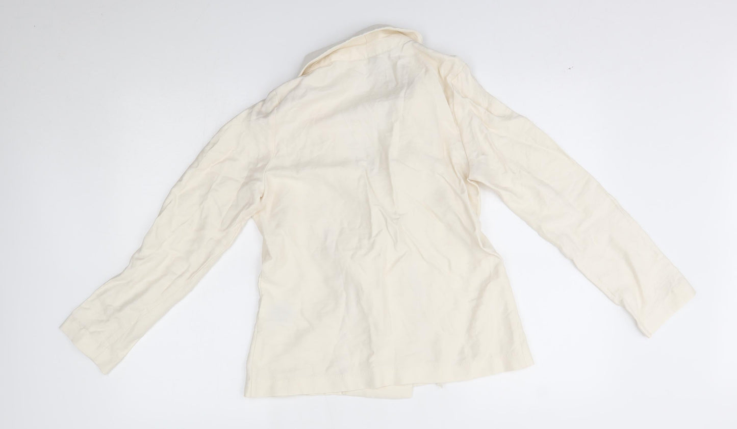 H&M Womens Beige   Jacket Blazer Size XS