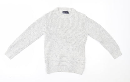 Additional front view of Next girls’ grey jumper, size 8, years