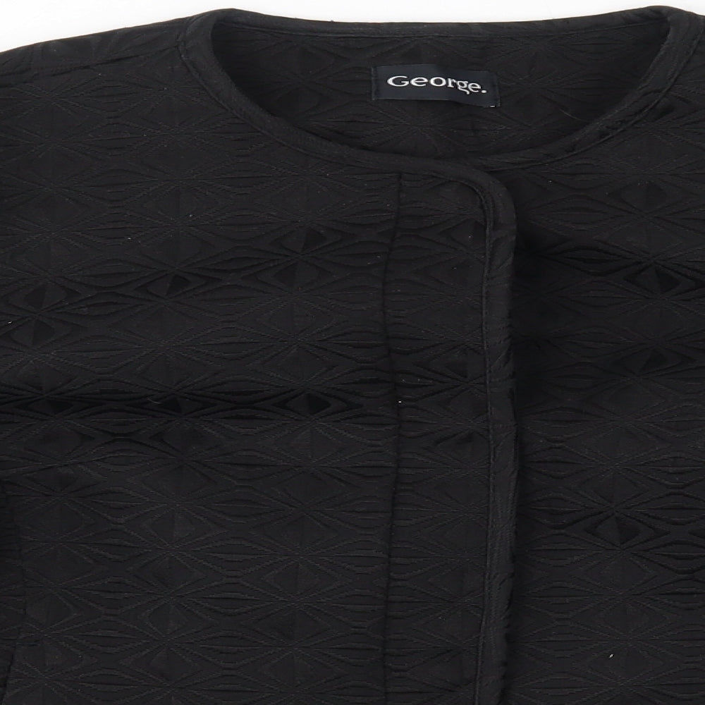 George Womens Black   Jacket  Size 12