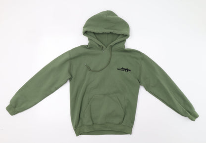 I Bravo 22 Womens Green   Pullover Hoodie Size S
