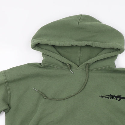 I Bravo 22 Womens Green   Pullover Hoodie Size S