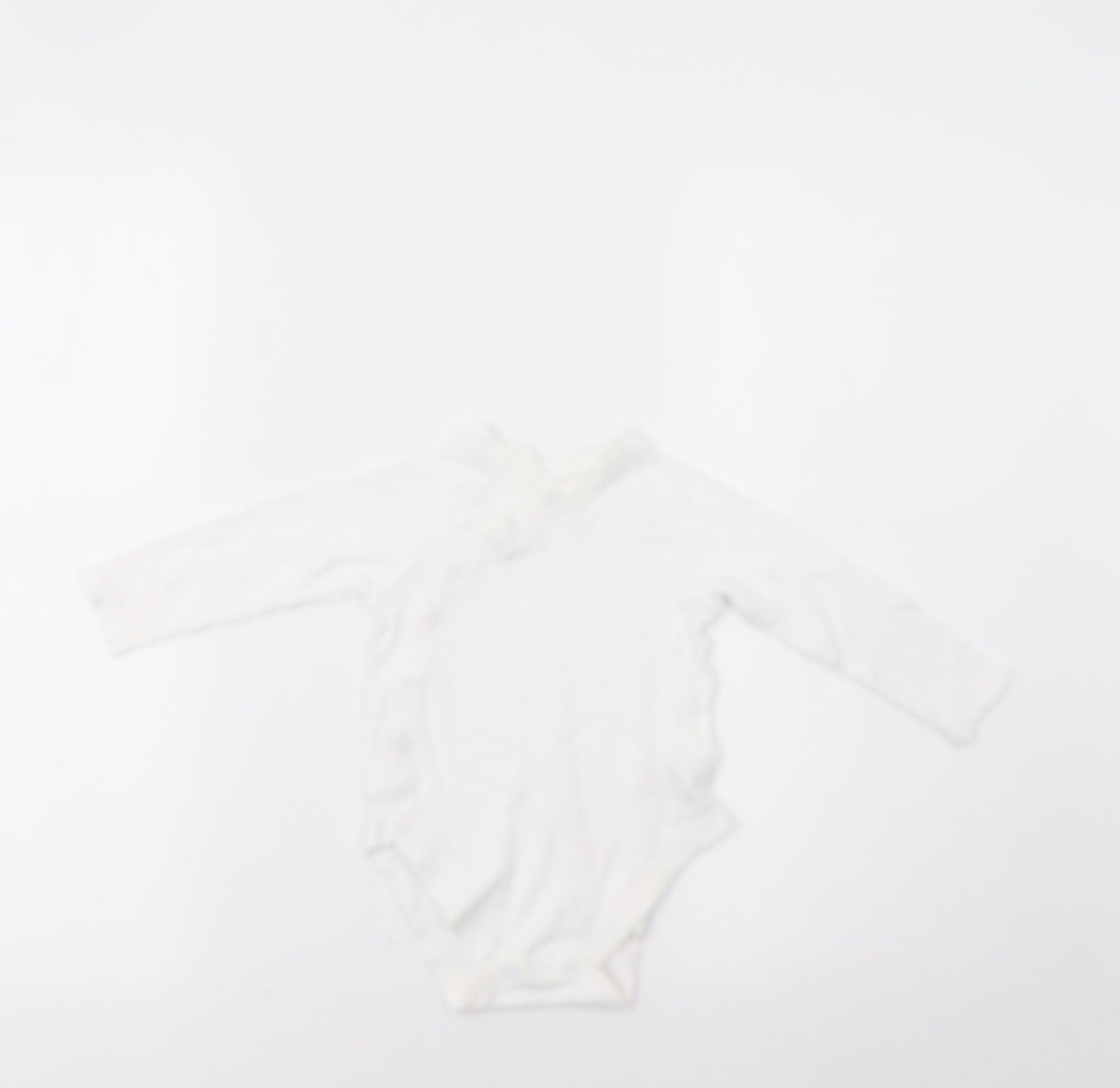 Baby Boutique Baby White   Leotard One-Piece Size 9-12 Months