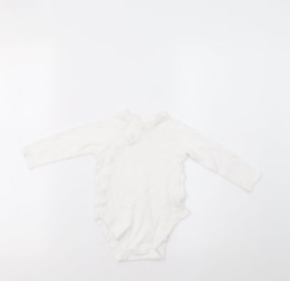 Baby Boutique Baby White   Leotard One-Piece Size 9-12 Months