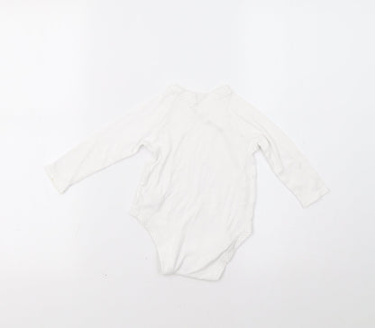 Baby Boutique Baby White   Leotard One-Piece Size 9-12 Months