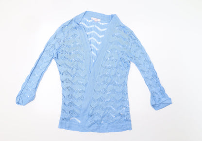 Womens UK Size 14 Julipa Blue Cardigan Jumper