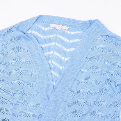 Womens UK Size 14 Julipa Blue Cardigan Jumper