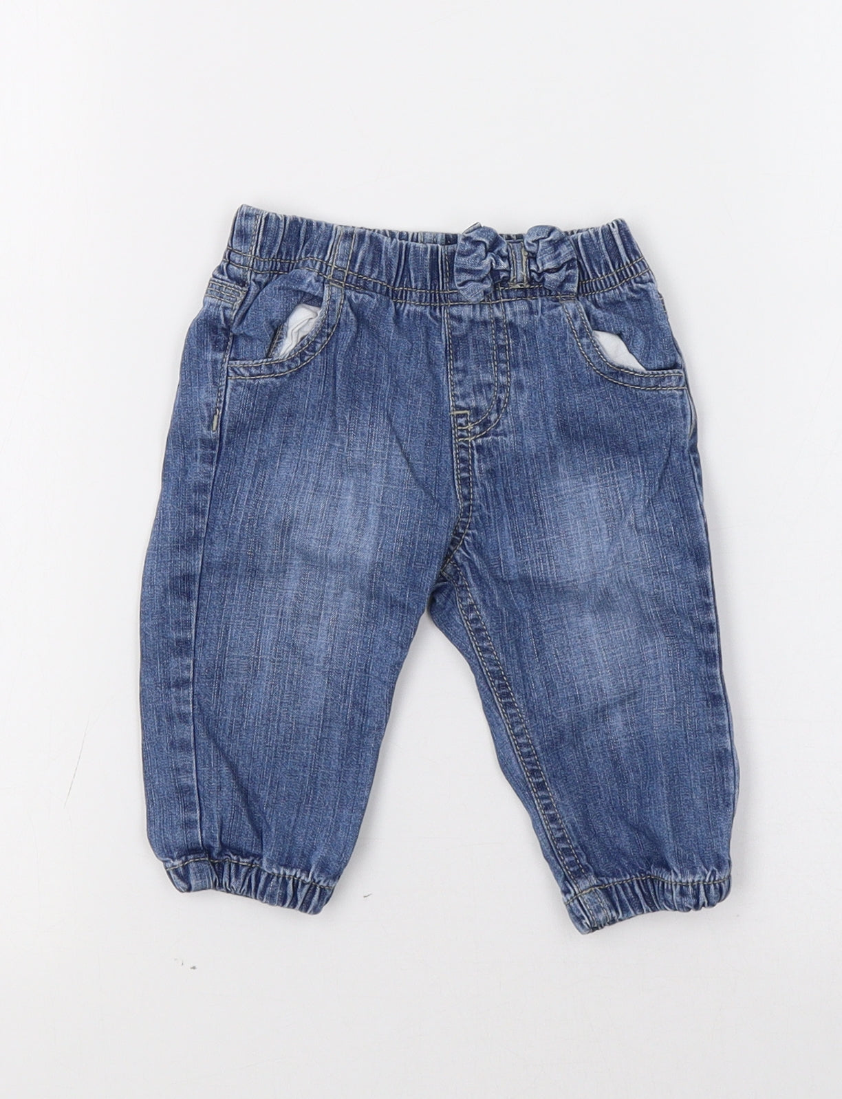 Mothercare Baby Blue   Jogger Jeans Size 3-6 Months