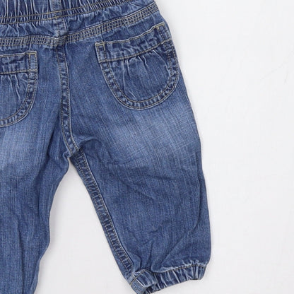 Mothercare Baby Blue   Jogger Jeans Size 3-6 Months