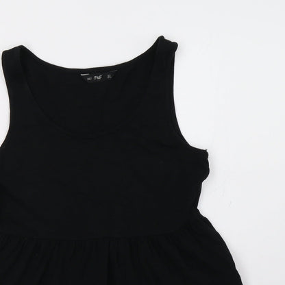 F&F Womens Black   Basic Tank Size 12