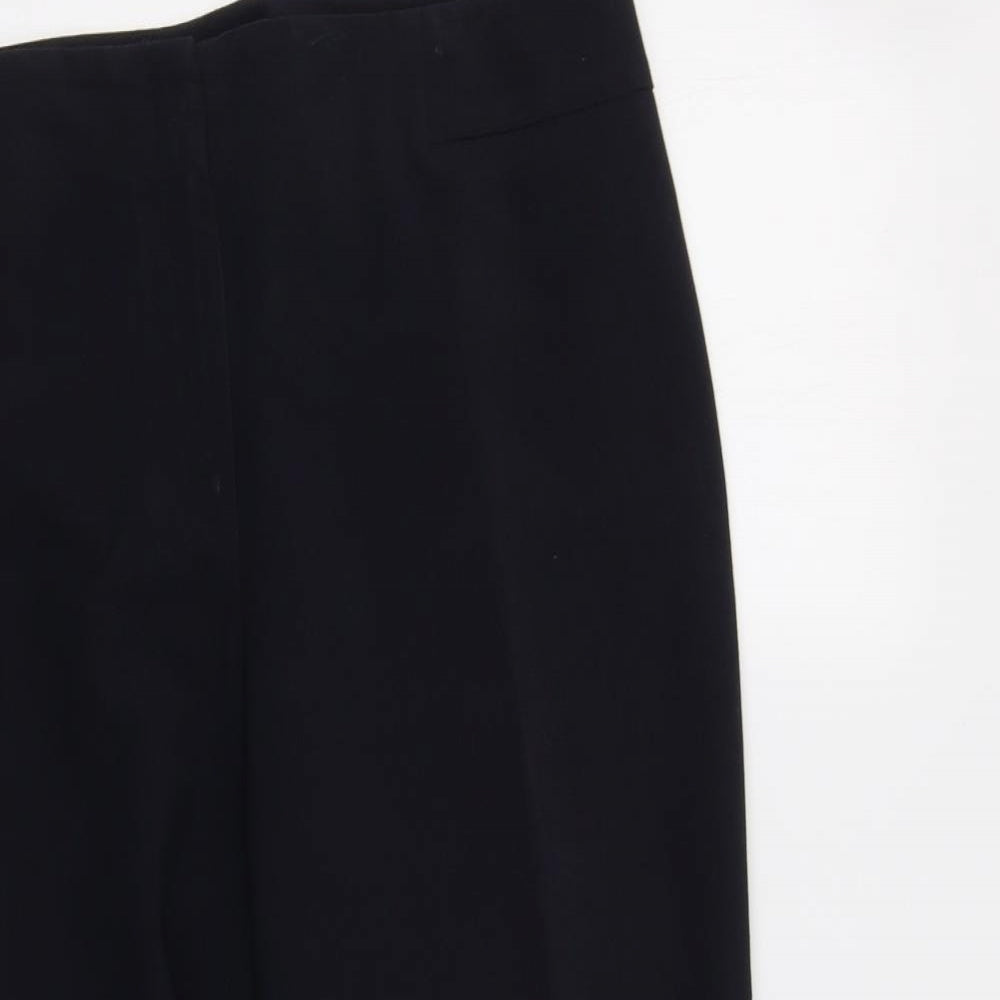 Womens UK Size 16 M&S Regular Fit Dress Pants Blue Trousers