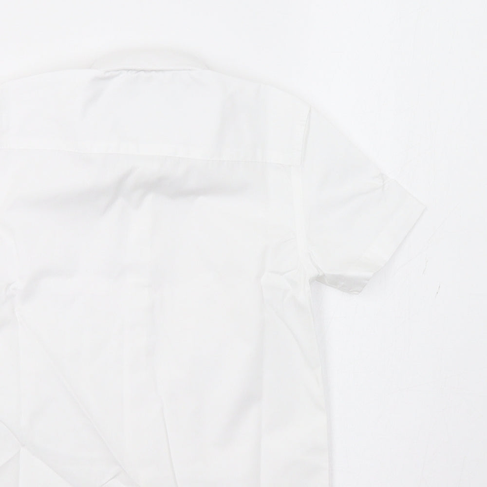 Lily & Dan Boys White   Basic Dress Shirt Size 4-5 Years