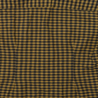Mens UK Size M Matalan Yellow  Button-Up Long Sleeve Casual Shirt