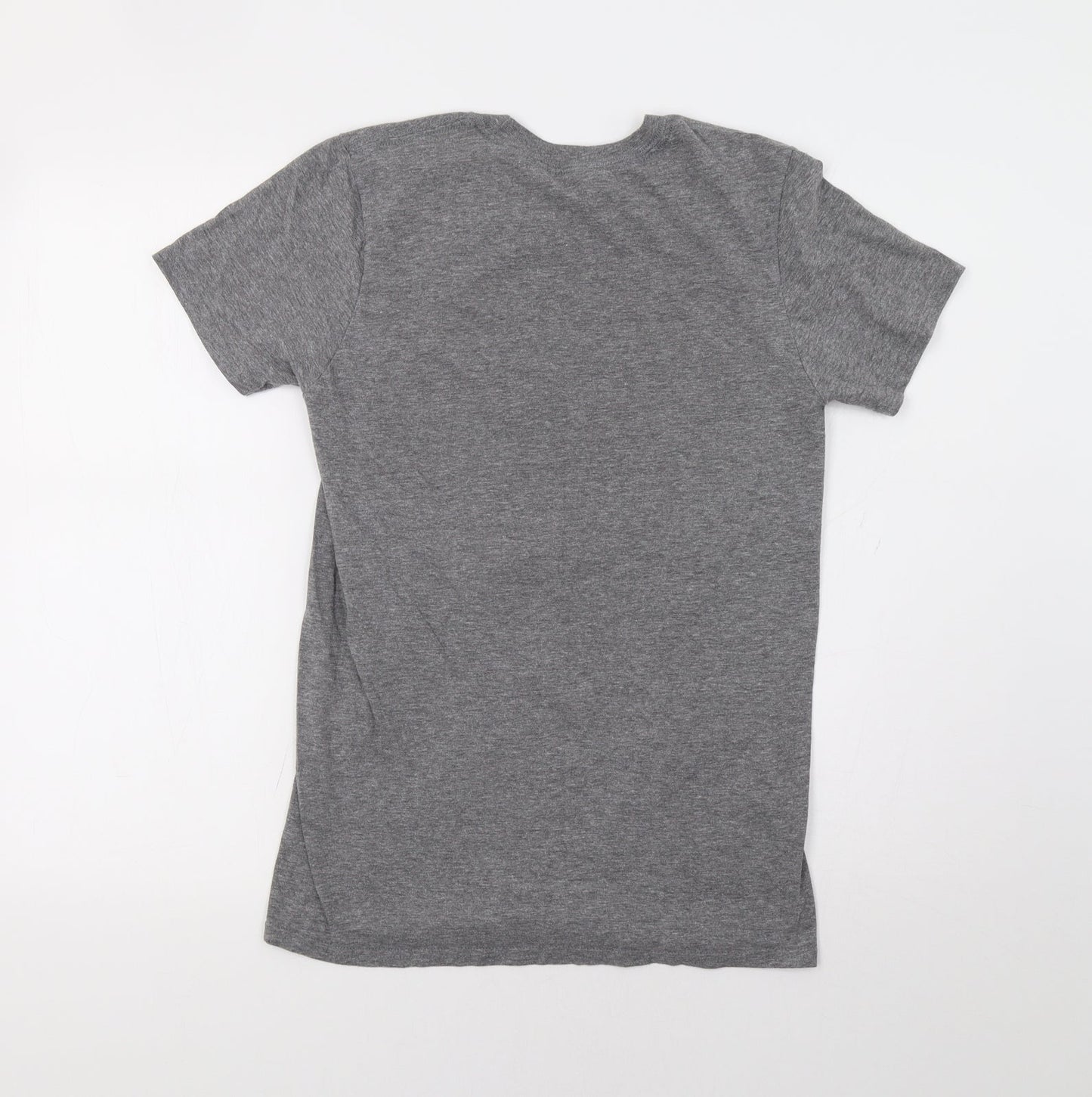 Womens UK Size S Gildan Grey Basic T-Shirt