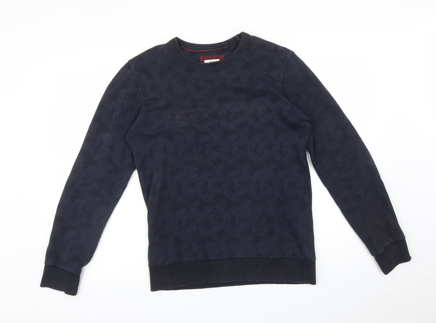 Mens UK Size S NEXT Blue Pullover Sweatshirt