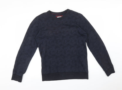 Mens UK Size S NEXT Blue Pullover Sweatshirt