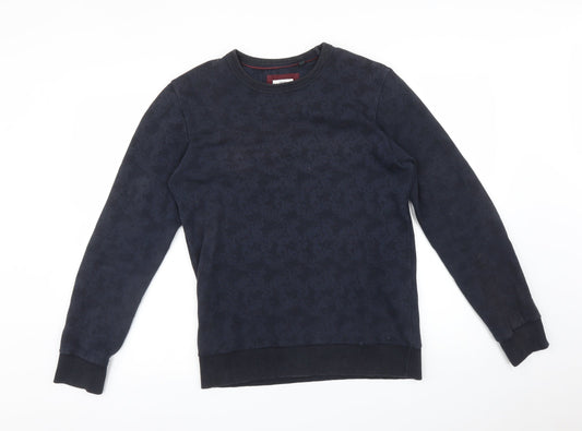 Mens UK Size S NEXT Blue Pullover Sweatshirt