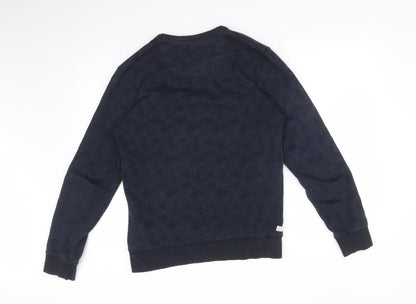 Mens UK Size S NEXT Blue Pullover Sweatshirt