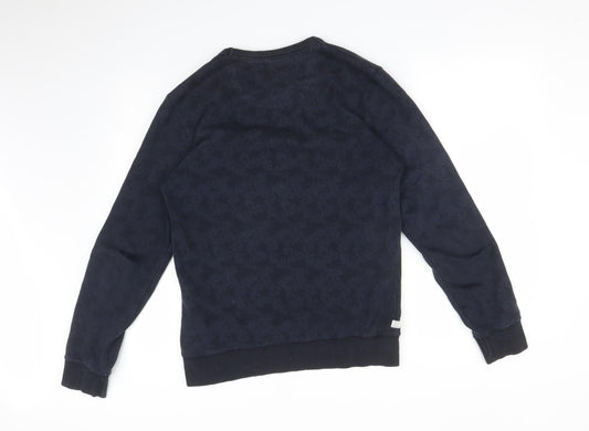 Mens UK Size S NEXT Blue Pullover Sweatshirt