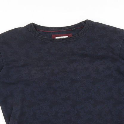 Mens UK Size S NEXT Blue Pullover Sweatshirt