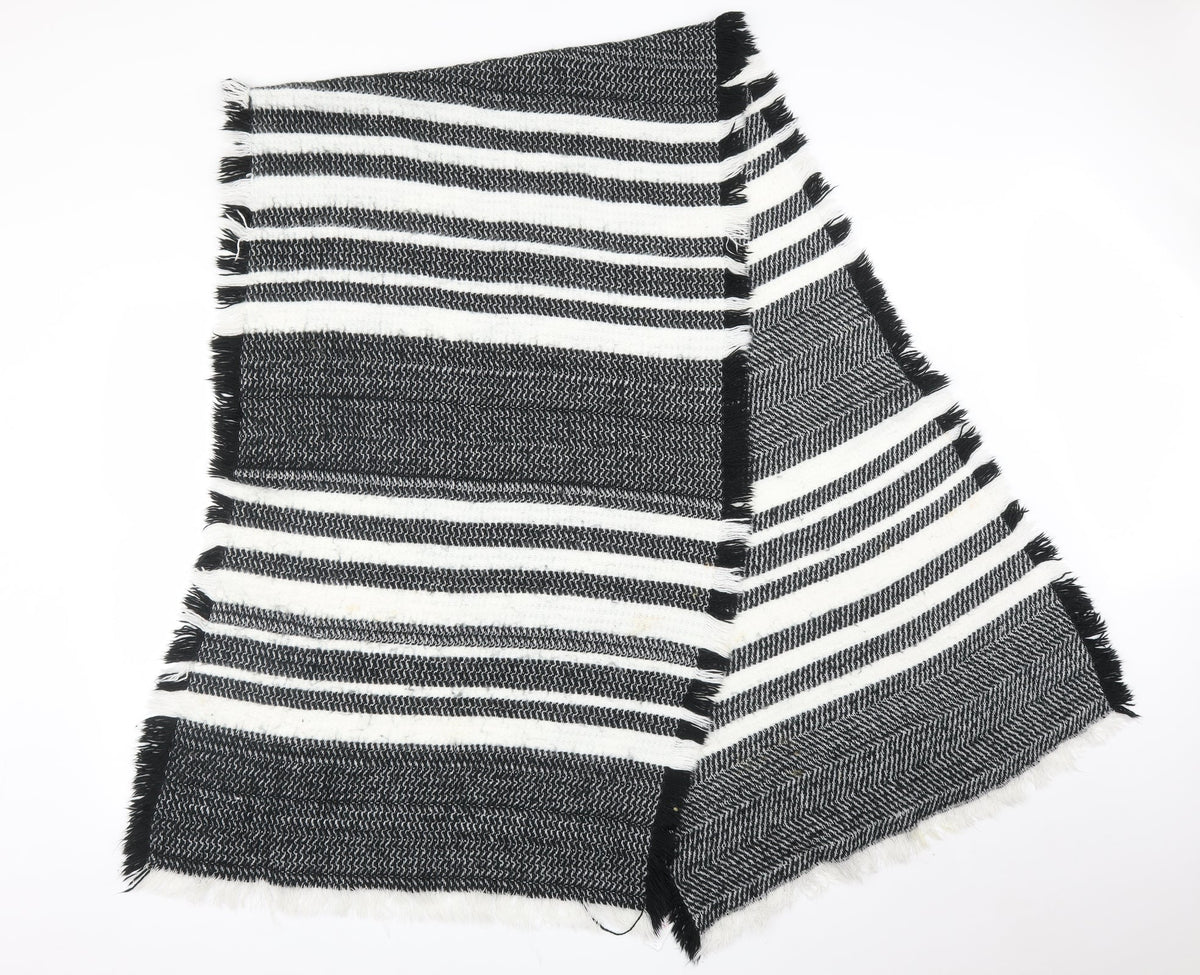 Front view of F&F women’s multicoloured striped scarf