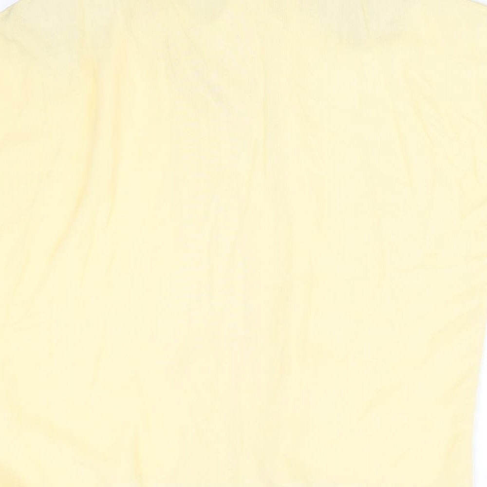 Womens UK Size 14 PAUL SEPERATES Yellow Basic Blouse
