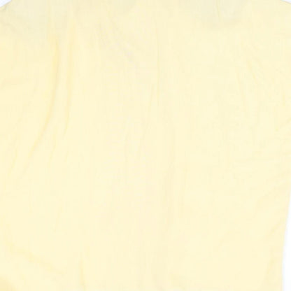 Womens UK Size 14 PAUL SEPERATES Yellow Basic Blouse