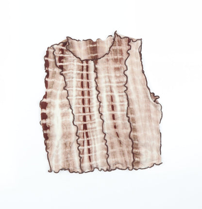 SheIn Womens Brown   Basic T-Shirt Size XS