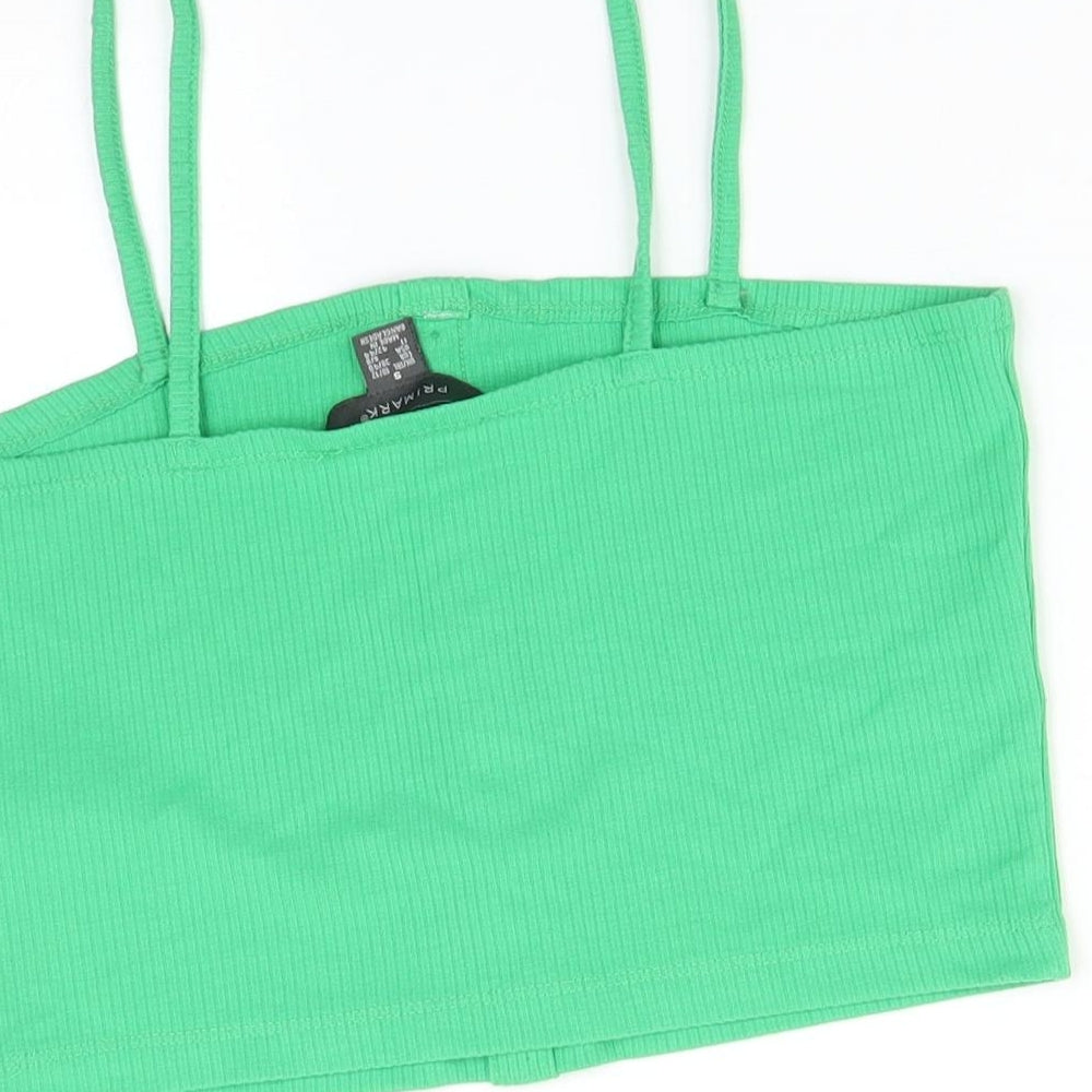 Primark Womens Green   Basic T-Shirt Size S