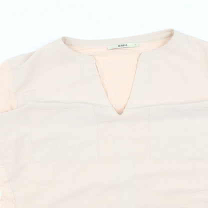 Oasis Womens Pink   Basic T-Shirt Size M