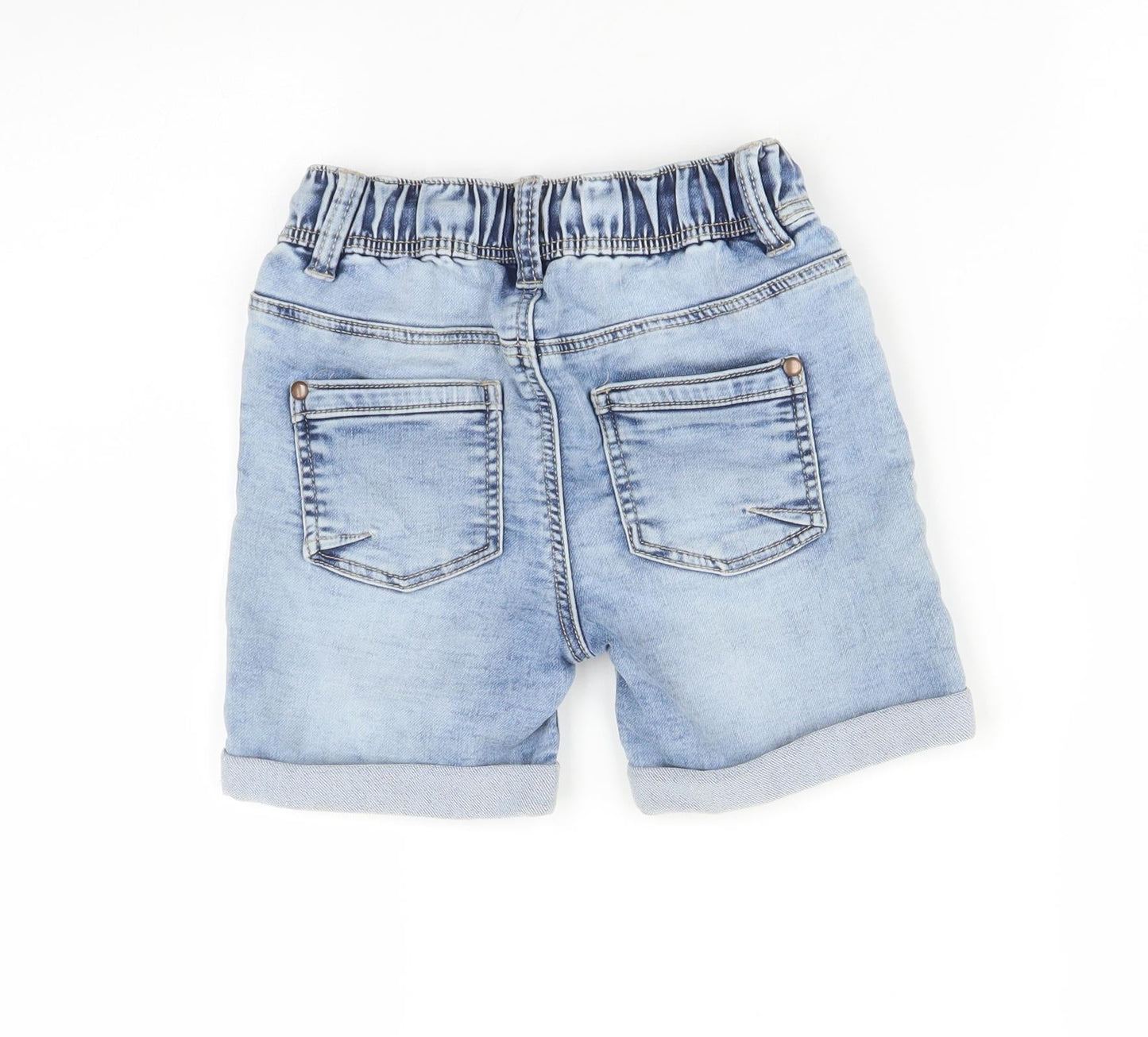 Nutmeg Girls Blue   Paperbag Shorts Size 3-4 Years